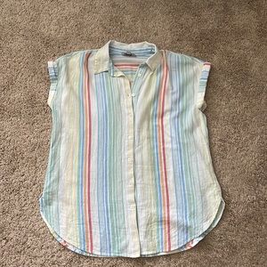 Pastel Rainbow Loft (S) Button Up
